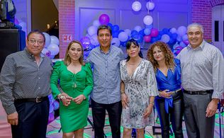 Paco Ávila, Soni Landero, Tony González,  Luz Robles, Susi Alvares y Aurelio Tamez