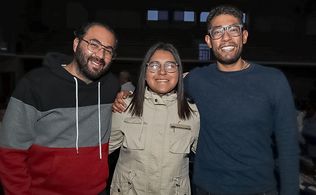 Alexis Márquez, Dana Villegas y Carlos Fuentes