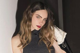 Belinda y el look denim que arrasa en España. (Foto: Instagram).