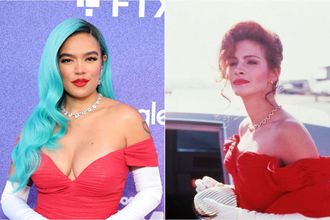 Karol G deslumbra con el vestido de "Mujer Bonita" (Foto: Getty Images)