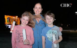 María Emma Elizondo, Marisol Cárdenas y Óscar Elizondo